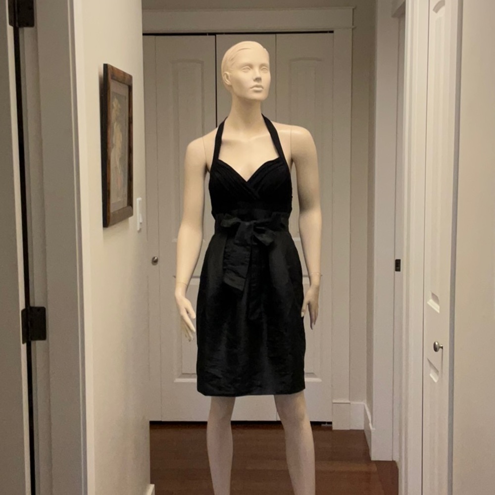 BCBG Paris Women’s Black Halter Party Dress Size 8